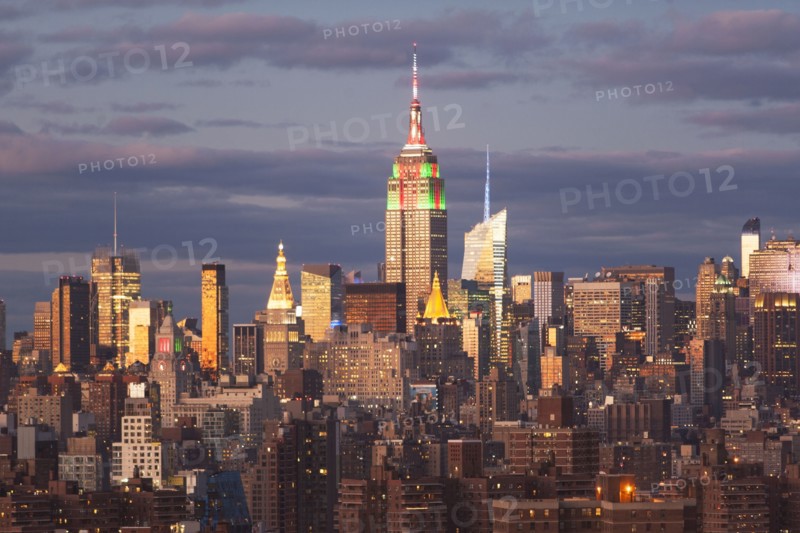 Cityscape at sunset