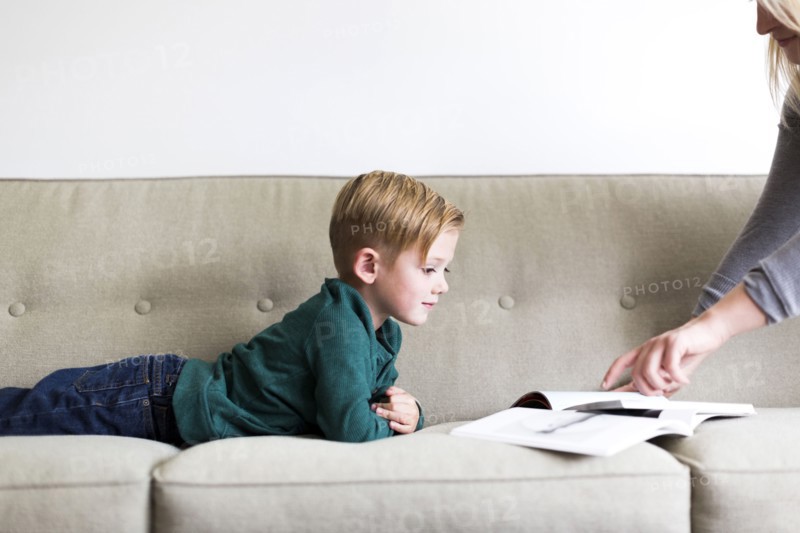Mom giving advice to her son (2-3)