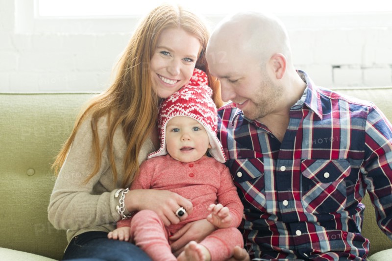 Family with baby son (2-3)