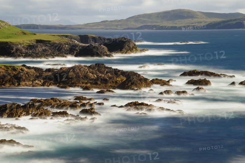 Seascape and rocky coast