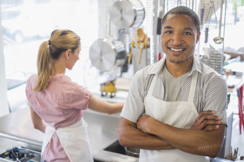 Portrait of bakery owner.