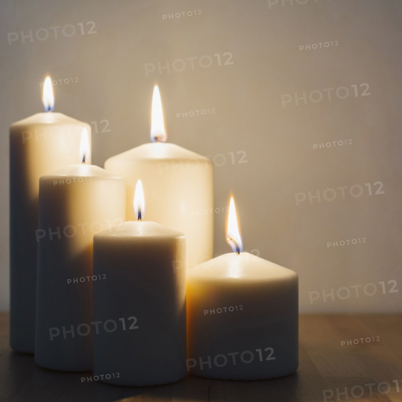 Burning candles