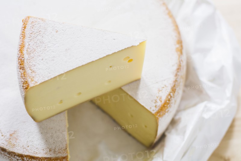 Close up of cheese circle