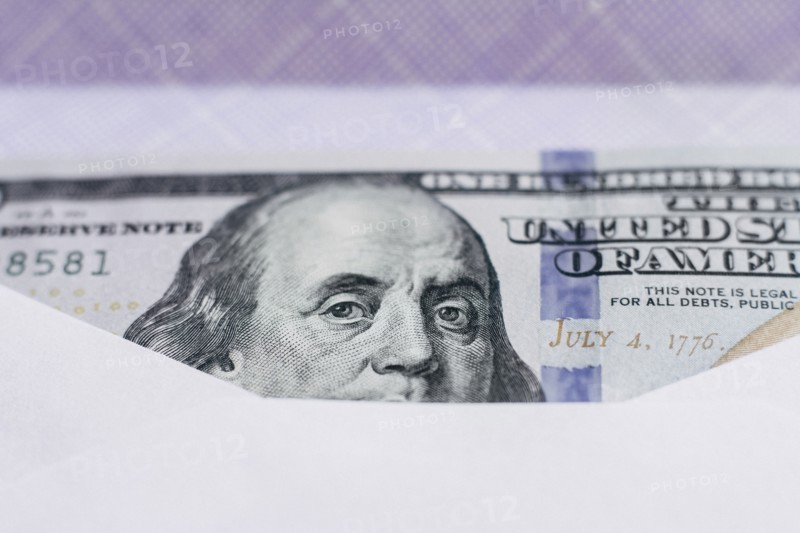 Money in envelope