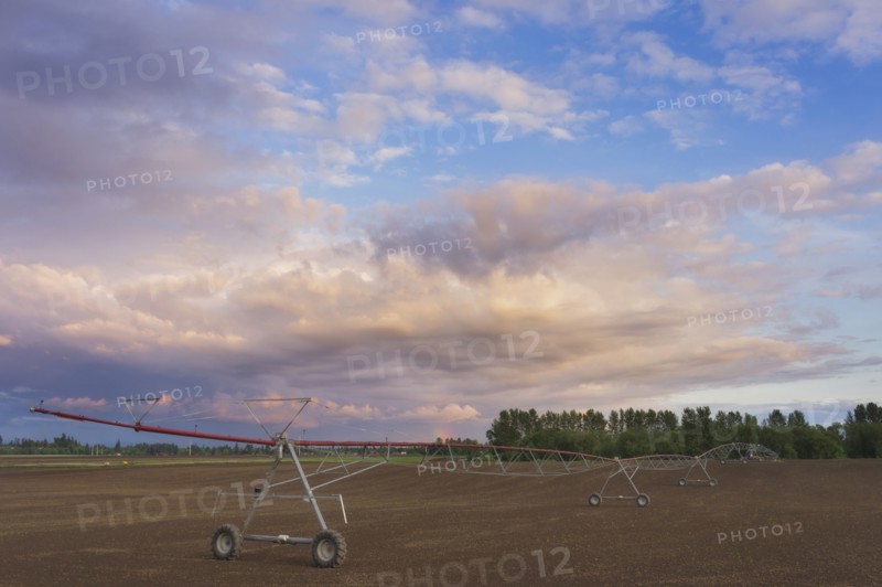 Irrigation equipment in field