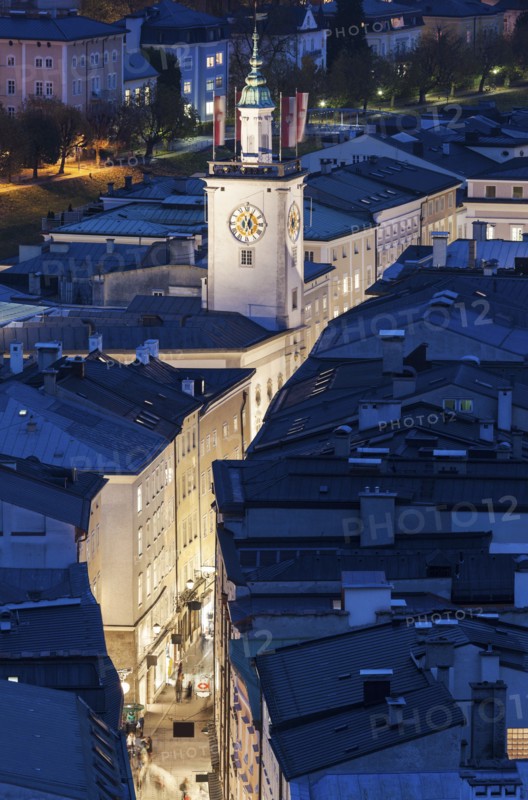 Town hall at night