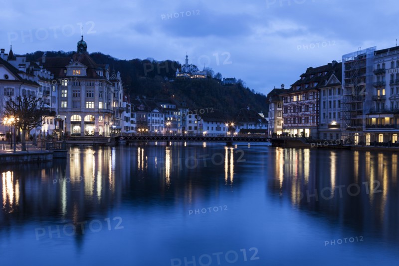 Architecture along Reuss River