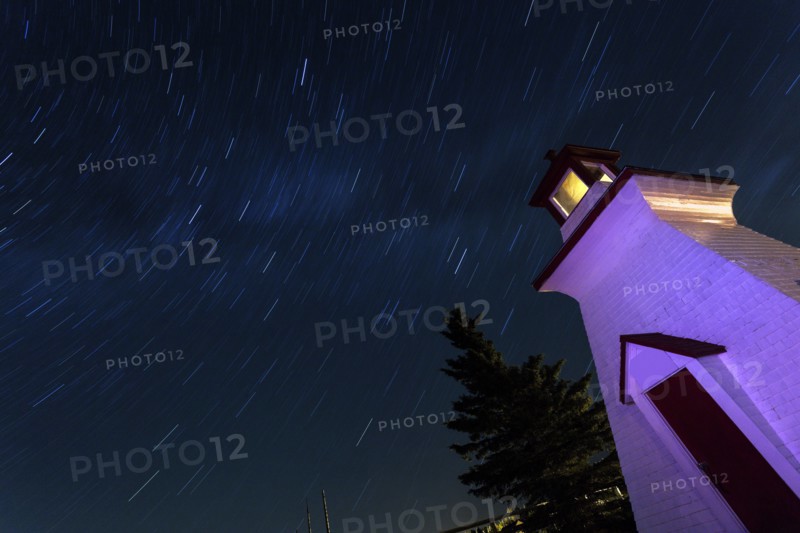Anderson Hollow Lighthouse and sky shot with long exposure