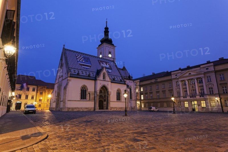 Town square and St. Mark's Church