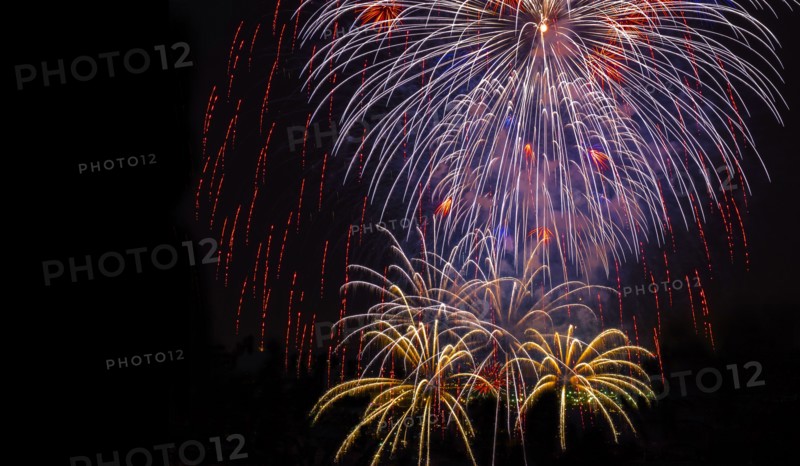 Independence Day celebration with fireworks.