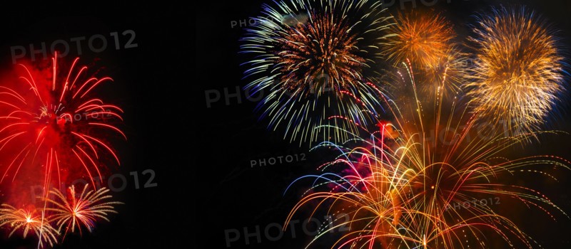 Independence Day celebration with fireworks.
