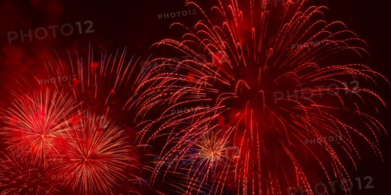 Independence Day celebration with fireworks.