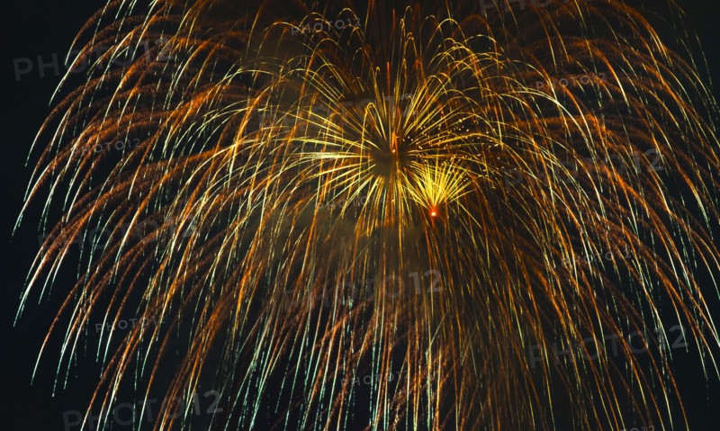 Independence Day celebration with fireworks.