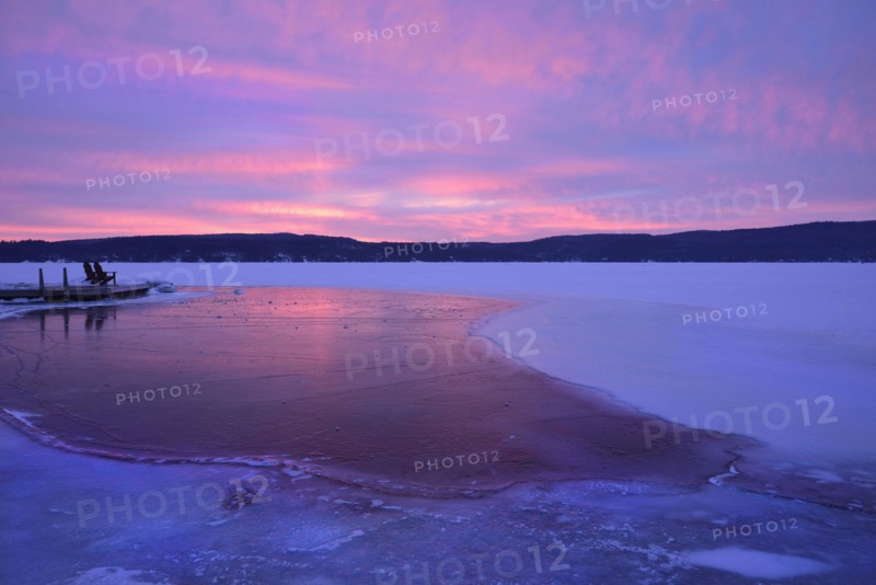 Lake George in winter