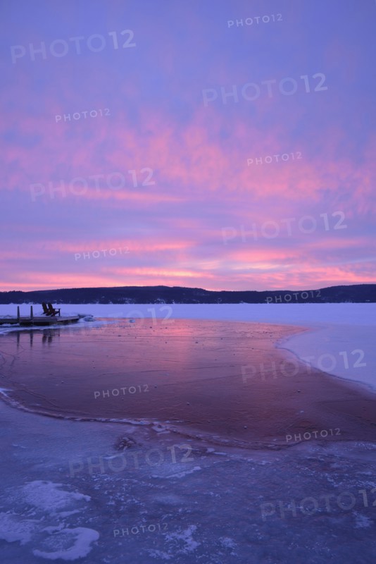 Lake George in winter