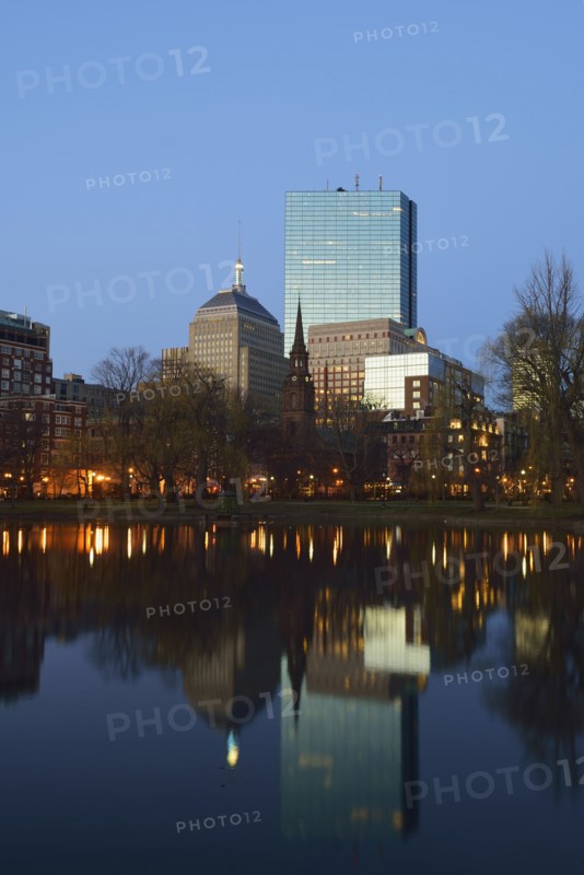Copley Square at sunset