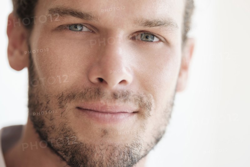 Portrait of mid-adult man.