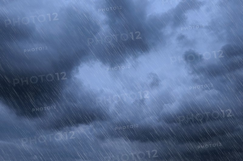 Rain at night.