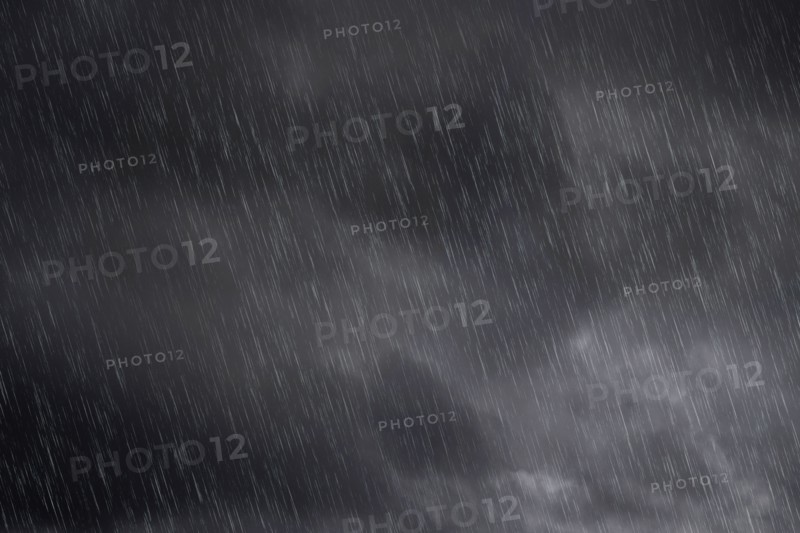 Rain at night.