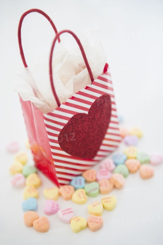 Gift bag with candies