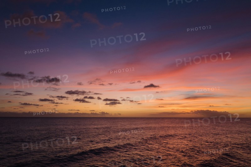 Sunset over sea