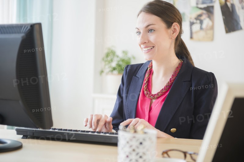 Woman working in office