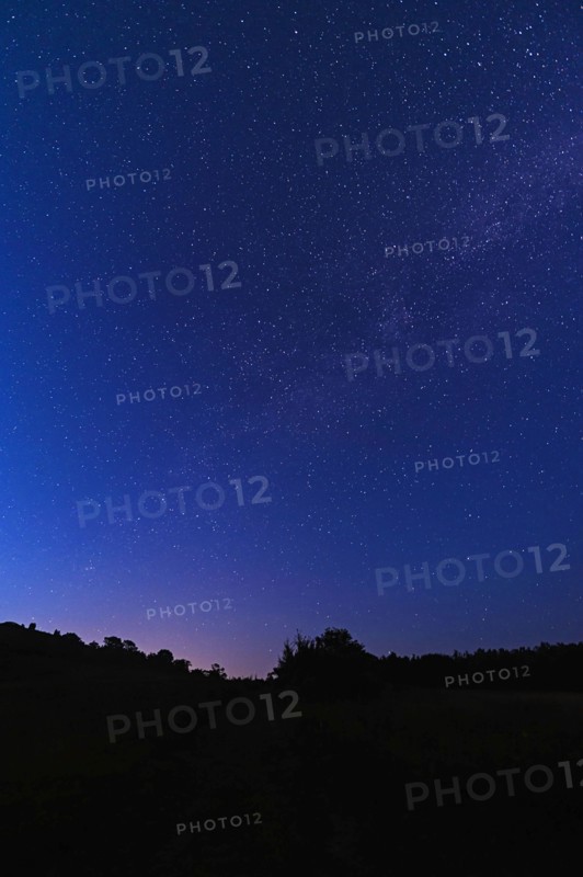 Starry sky at night