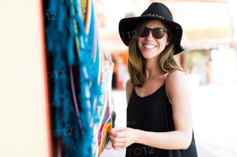 Woman at market