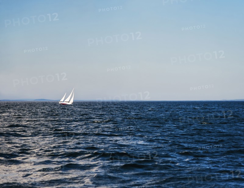 Sailboat in sea