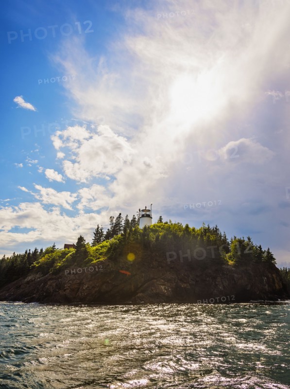 Lighthouse on cliff