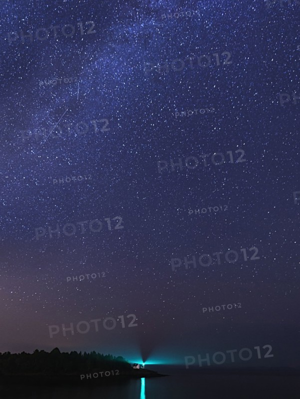 Lighthouse at night