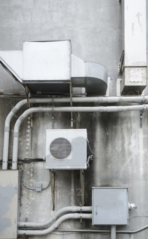 Air conditioner on wall