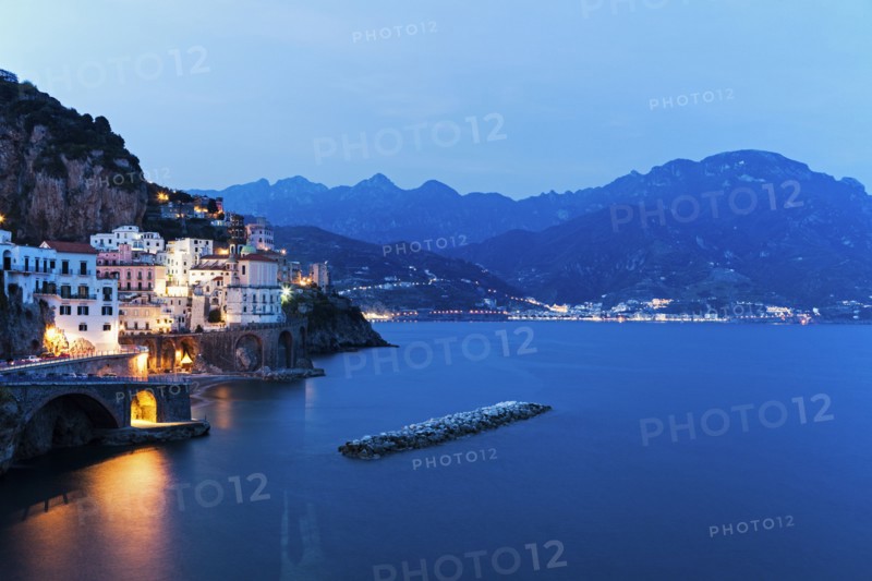 Coastline at dusk