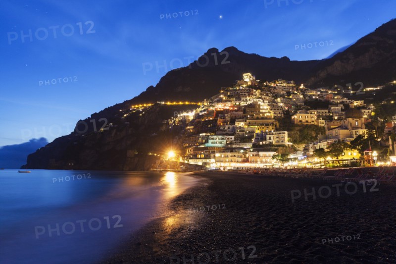 Town at night