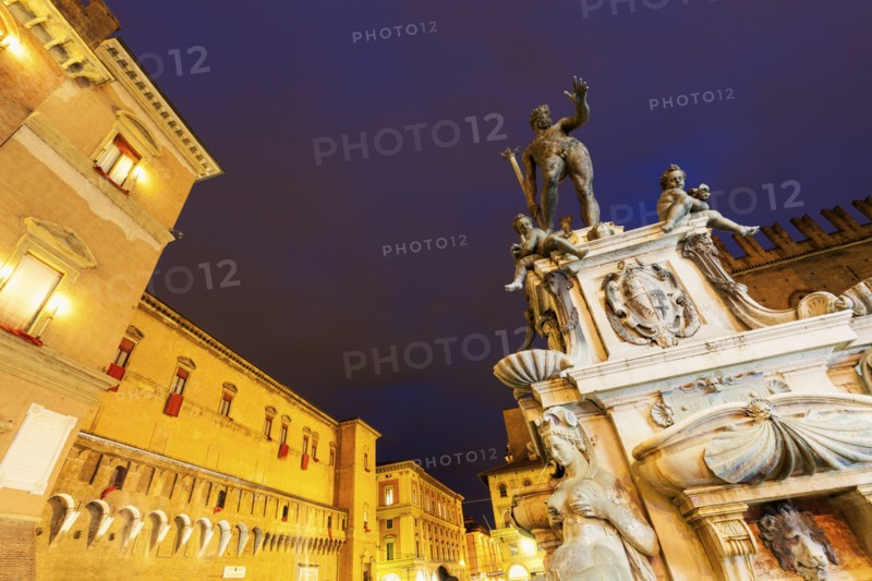 Fountain of Neptune on Piazza Maggiore