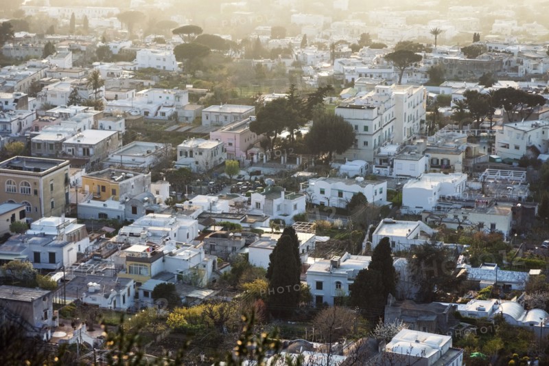 Elevated view of town