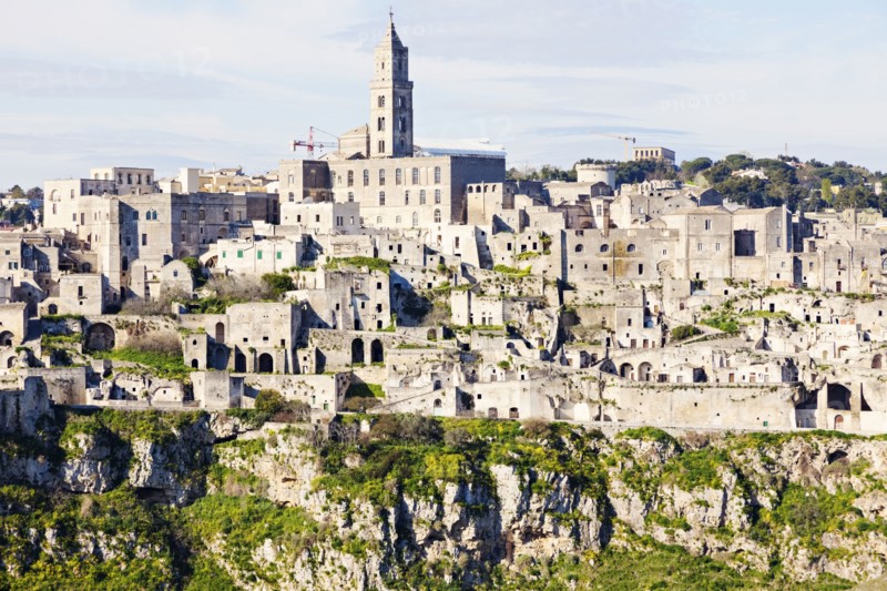 Historic city on sunny day