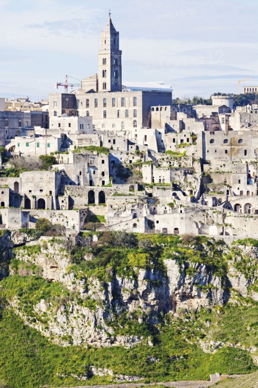 Historic city on sunny day
