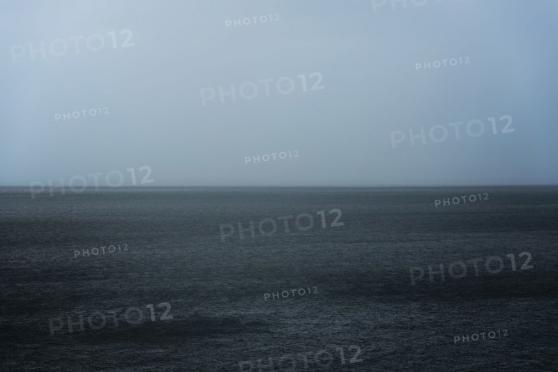 Storm clouds over sea