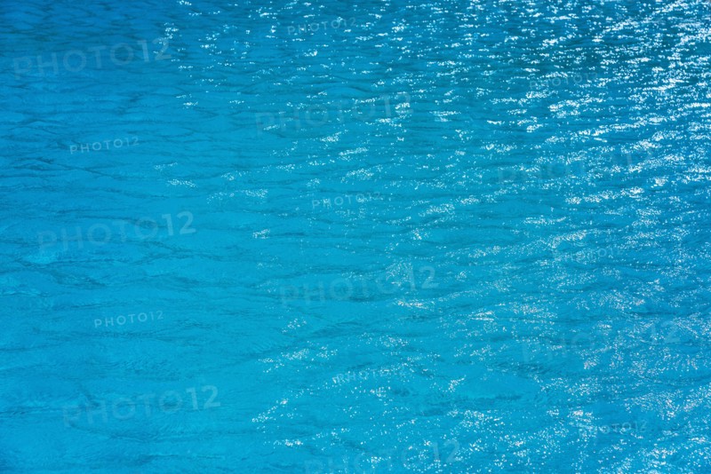 Rippled water in swimming pool