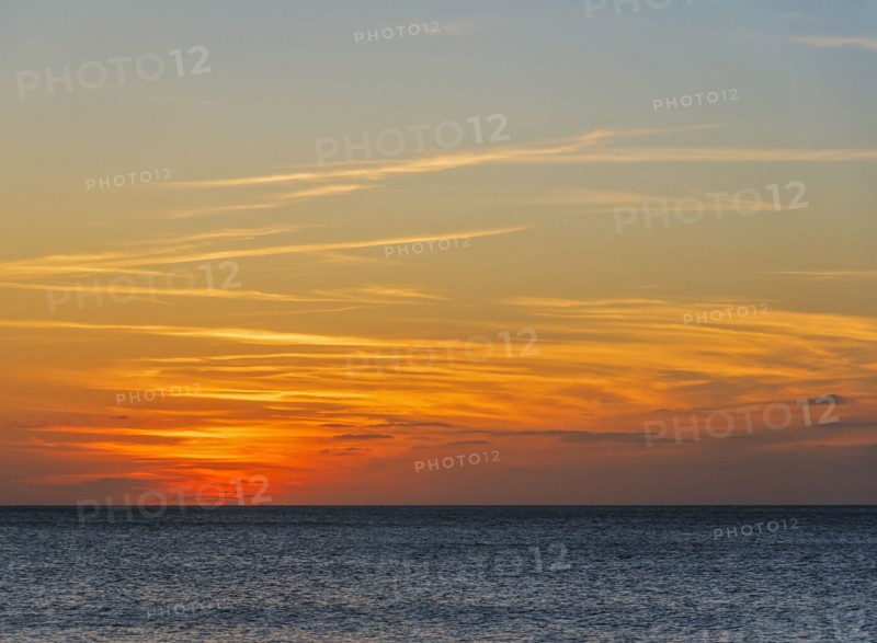 Seascape at sunset