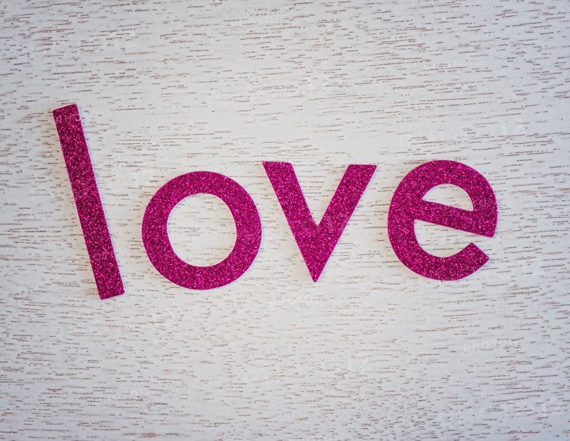 Pink Valentine's Day decoration