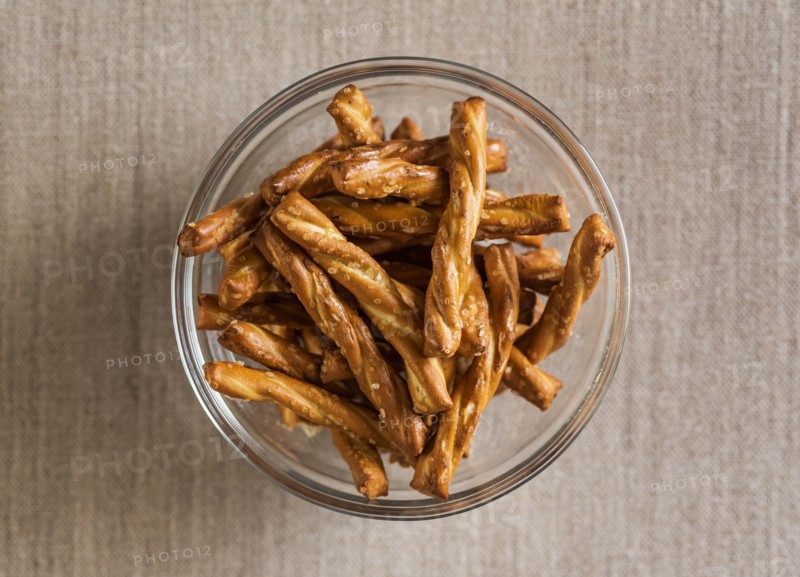 Pretzels in bowl