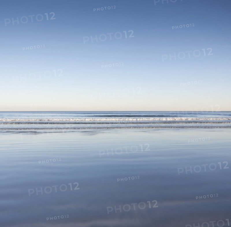 Seascape with blue sky