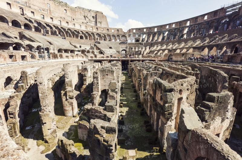 Ruins of Coliseum amphitheater