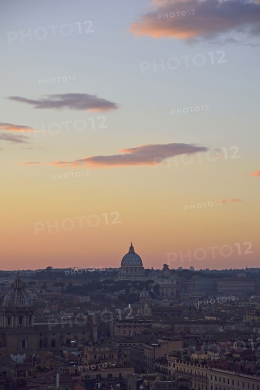 Cityscape at sunset
