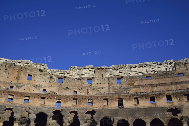 Coliseum against clear sky