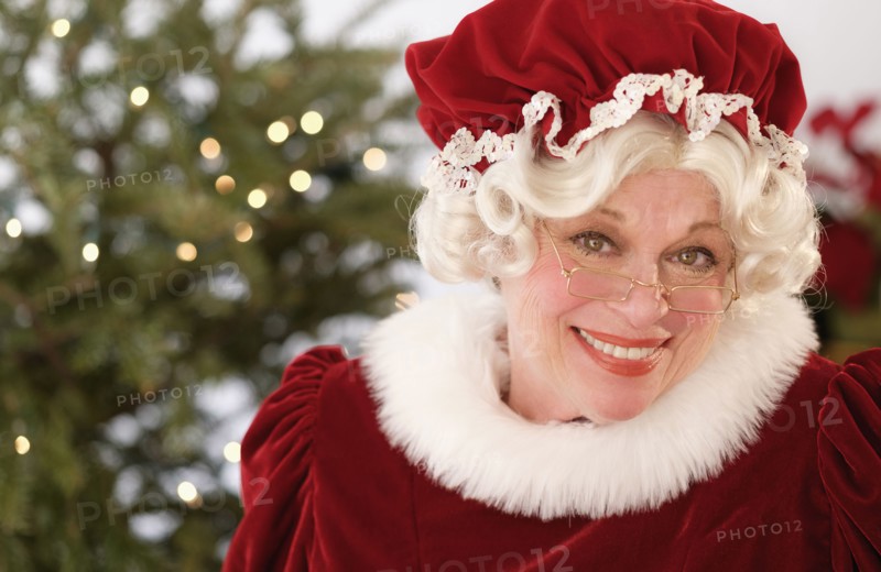 Portrait of smiling Mrs. Claus.
