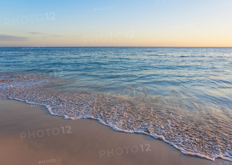 Sunset over tropical sea