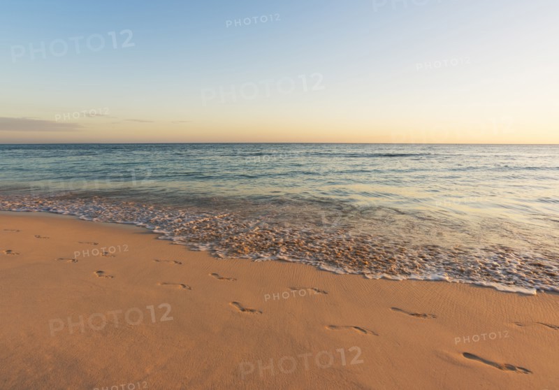 Sunset over tropical sea